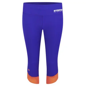 Under Armour® Women's Fly-By Compression Capri - Siberian Iris