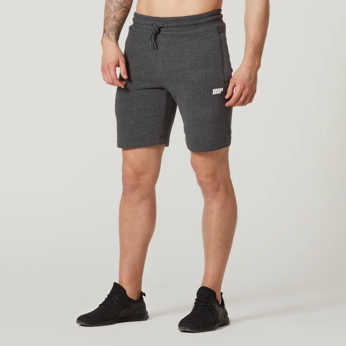 Tru-Fit Zip Sweatshorts - Charcoal