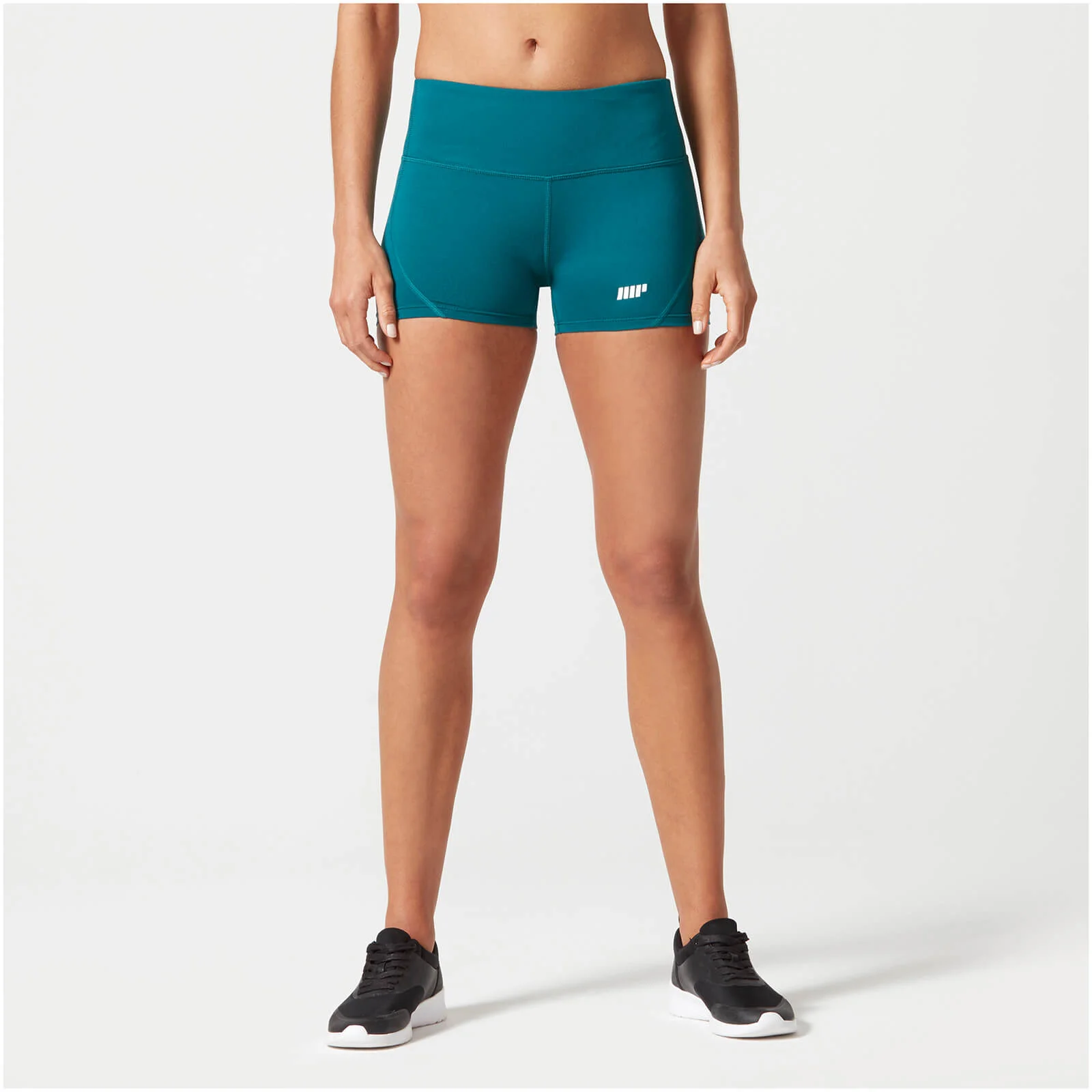 Heartbeat Training Shorts - XS - Teal Image 1