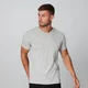 Luxe Classic V-Neck T-Shirt - Silver