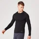Elite Seamless Long-Sleeve T-Shirt – Black