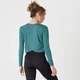 Spring Long-Sleeve T-Shirt – Teal Green