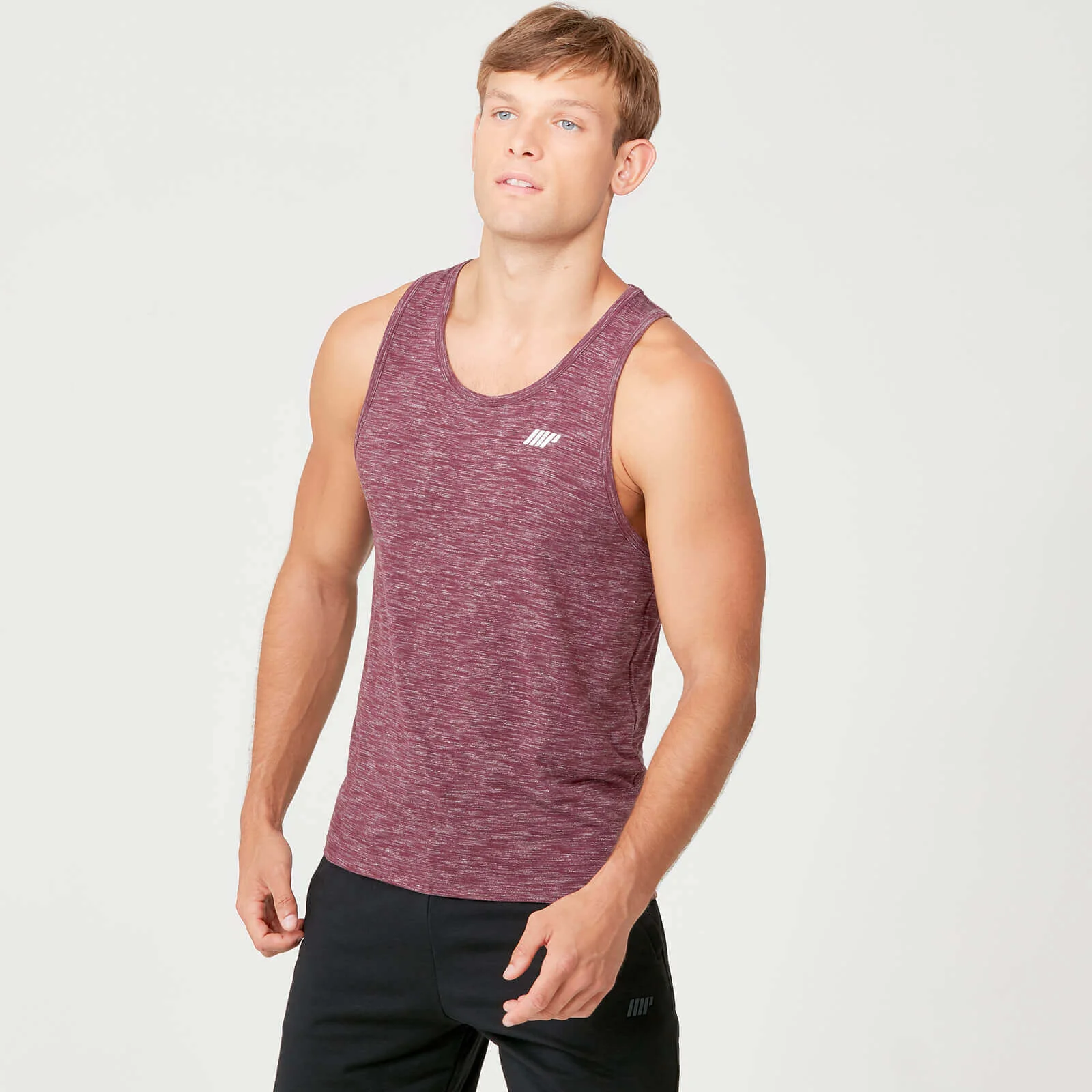 Performance Tank Top - Burgundy Marl - XS Image 1