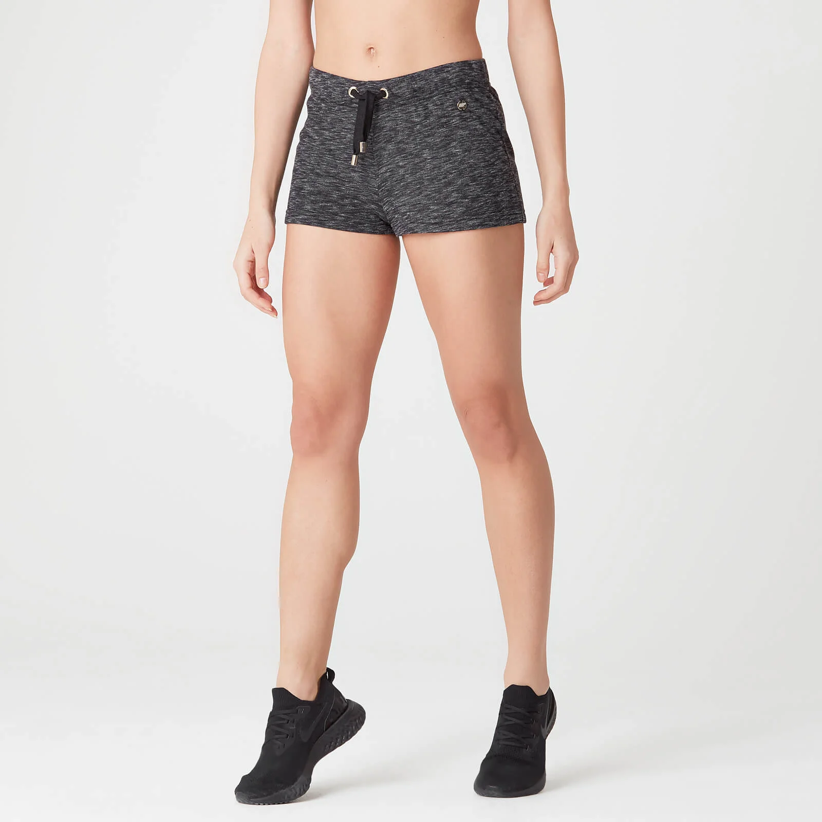 Luxe Lounge Shorts - Black Heather - XS Image 1