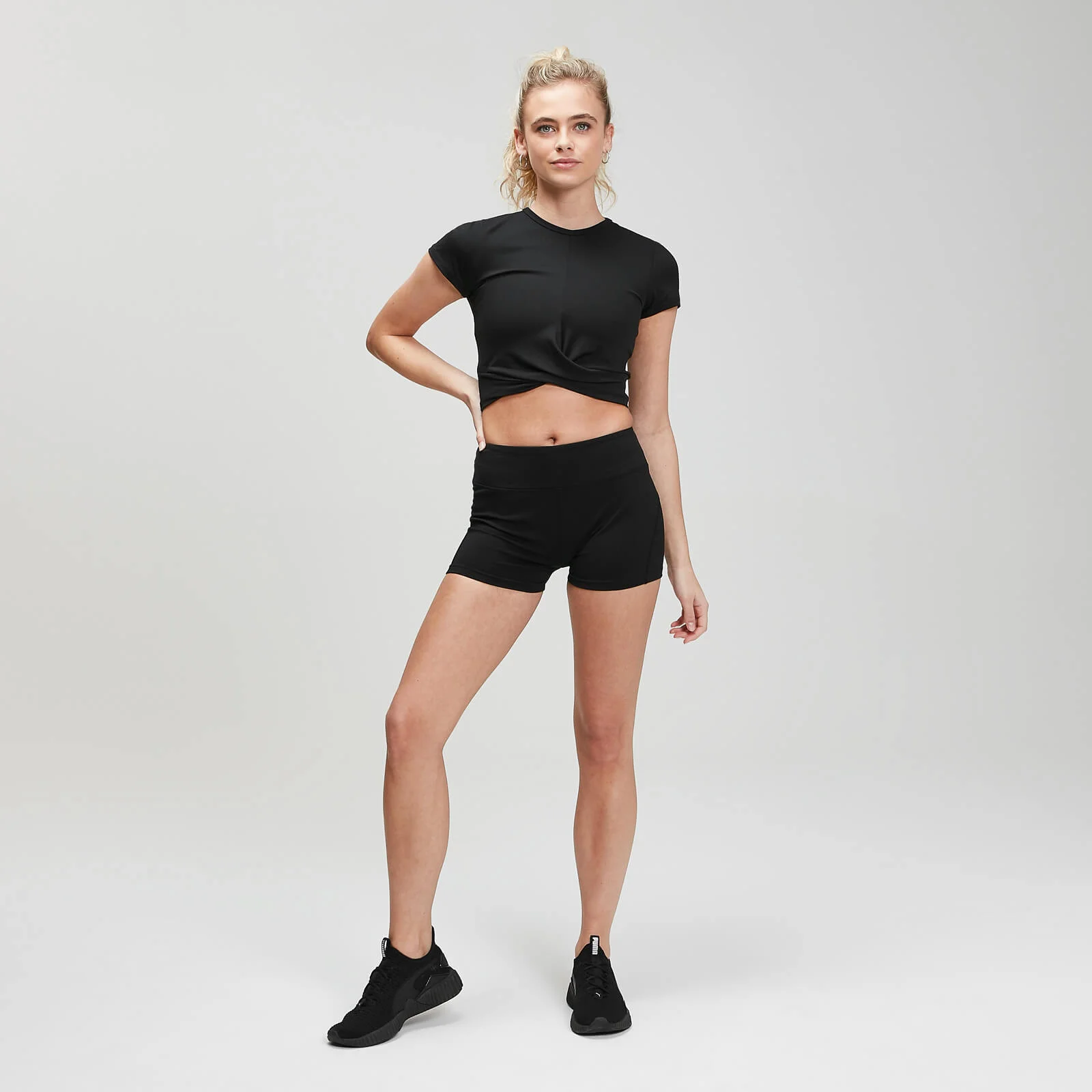 MP Women's Power Shorts - Black - XXL Image 1