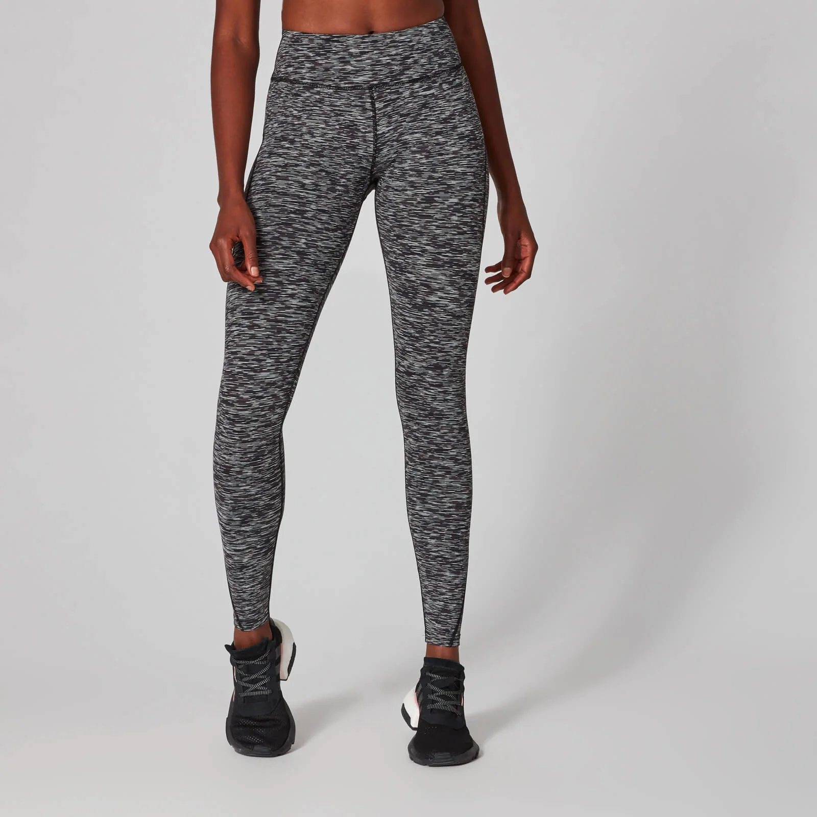 MP Women's Power Leggings - Black Space Dye - XXS Image 1