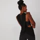 Cross Back Vest - Black