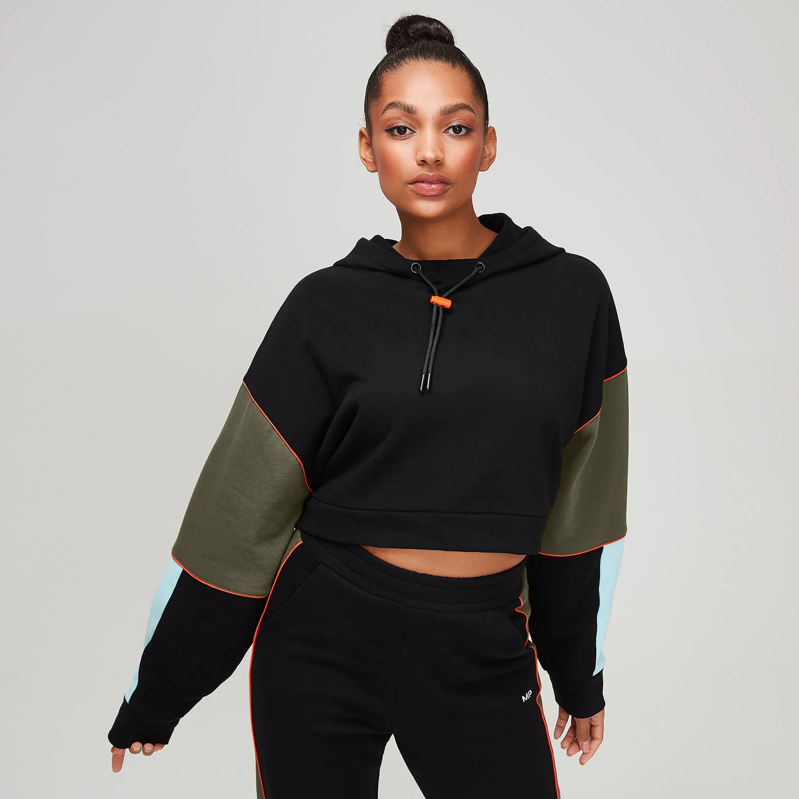 MP Rest Day Women's Cropped Hoodie - Black - XS Image 1