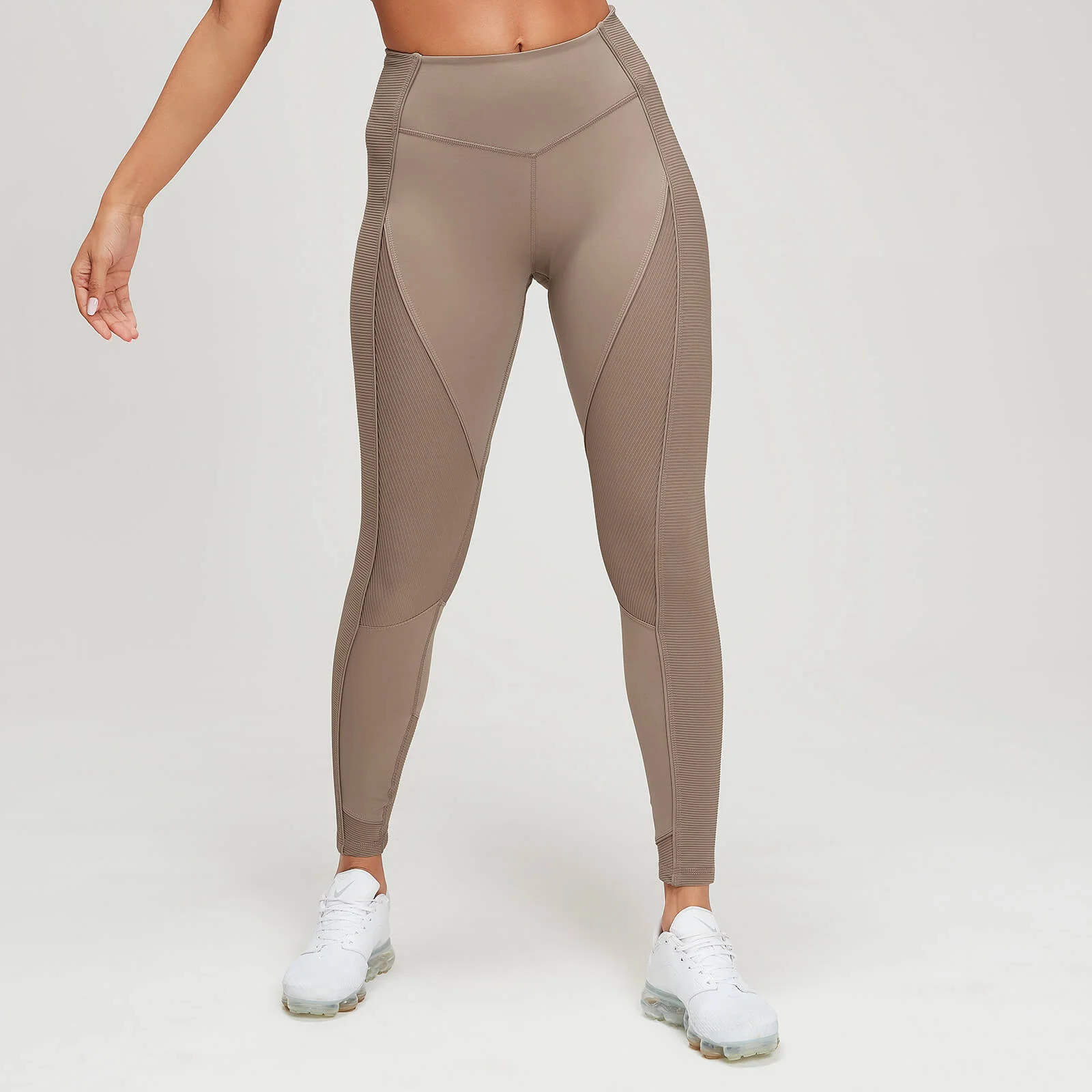 MP Women's Textured Training Leggings - Praline - XS Image 1