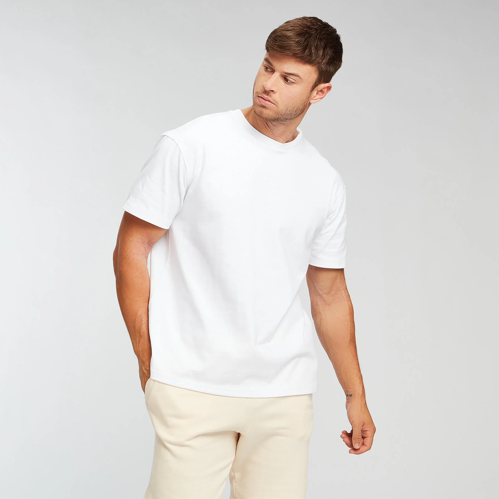 MP Men's A/WEAR T-Shirt - White - XS Image 1