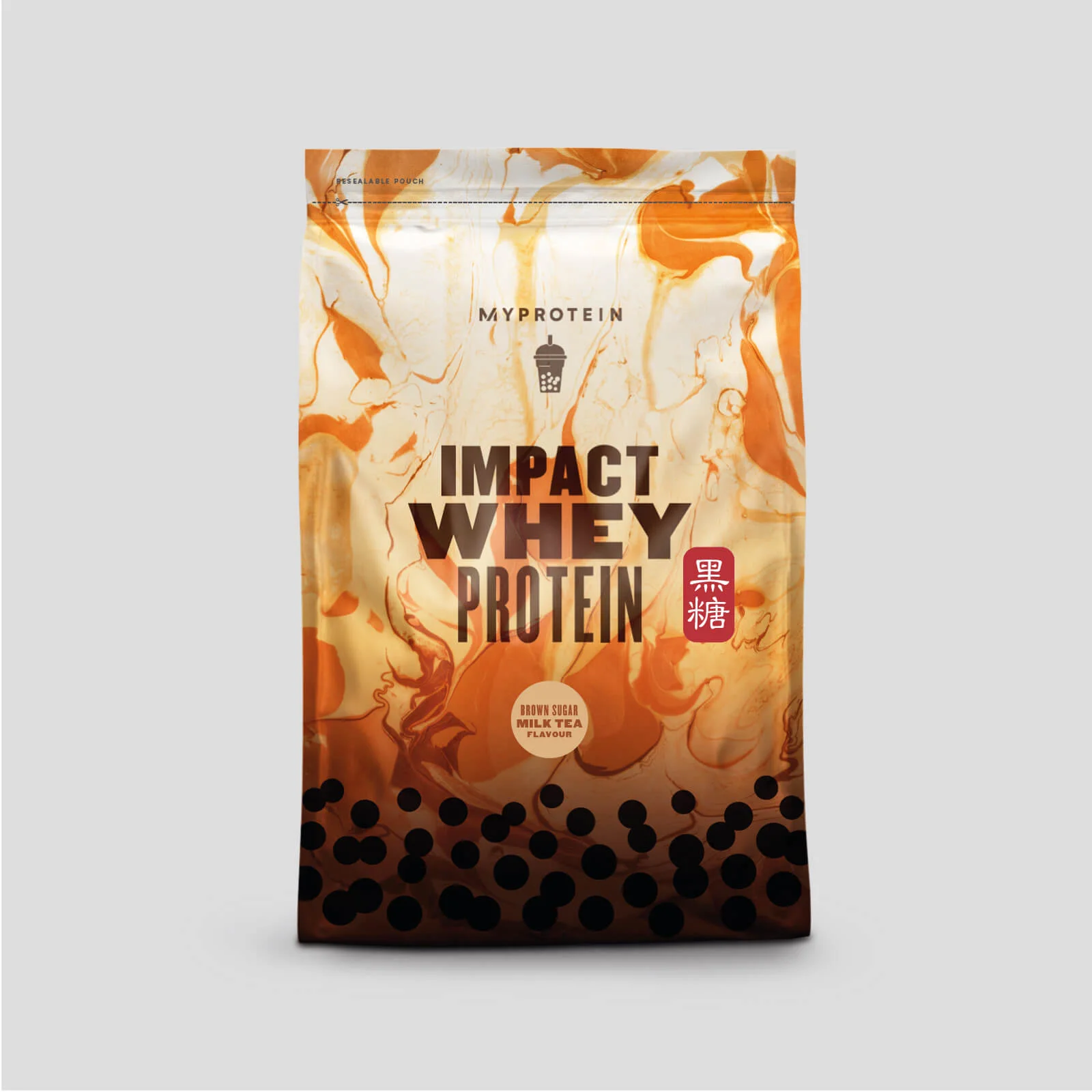 Impact Whey Protein - Brown Sugar Milk Tea - 250g - Brown Sugar Bubble Tea Image 1