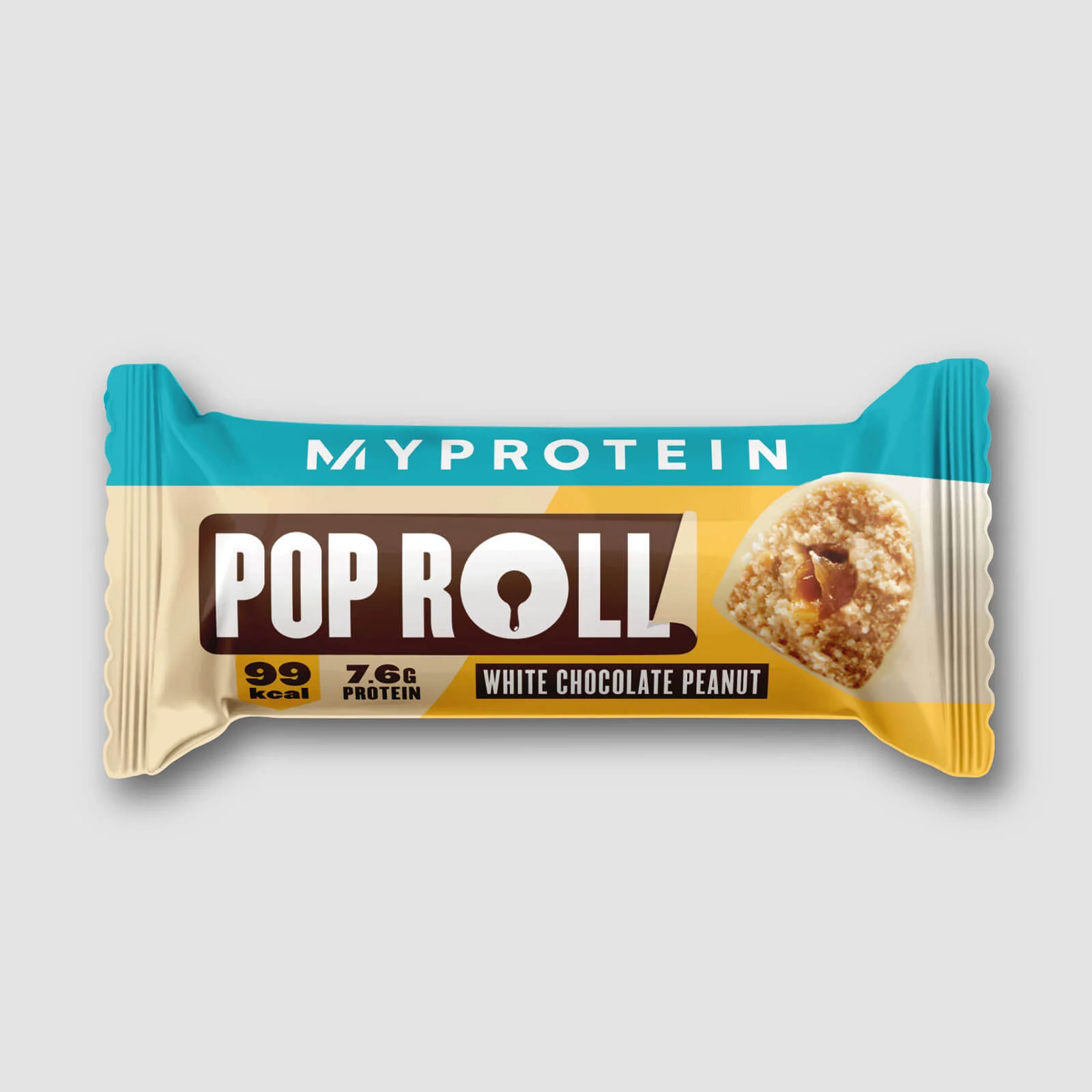 Pop Rolls (Sample) - 30g - White Choc Peanut Image 1