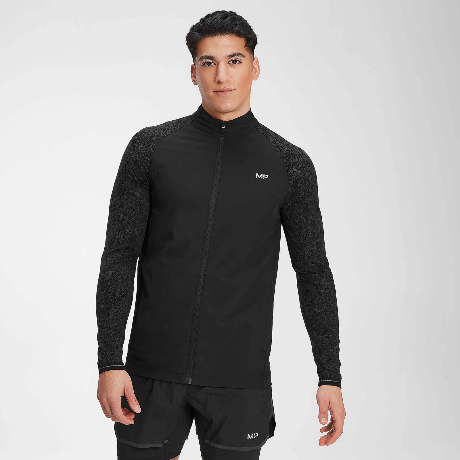 MP Men's Velocity Track Top- Black - XXS Image 1