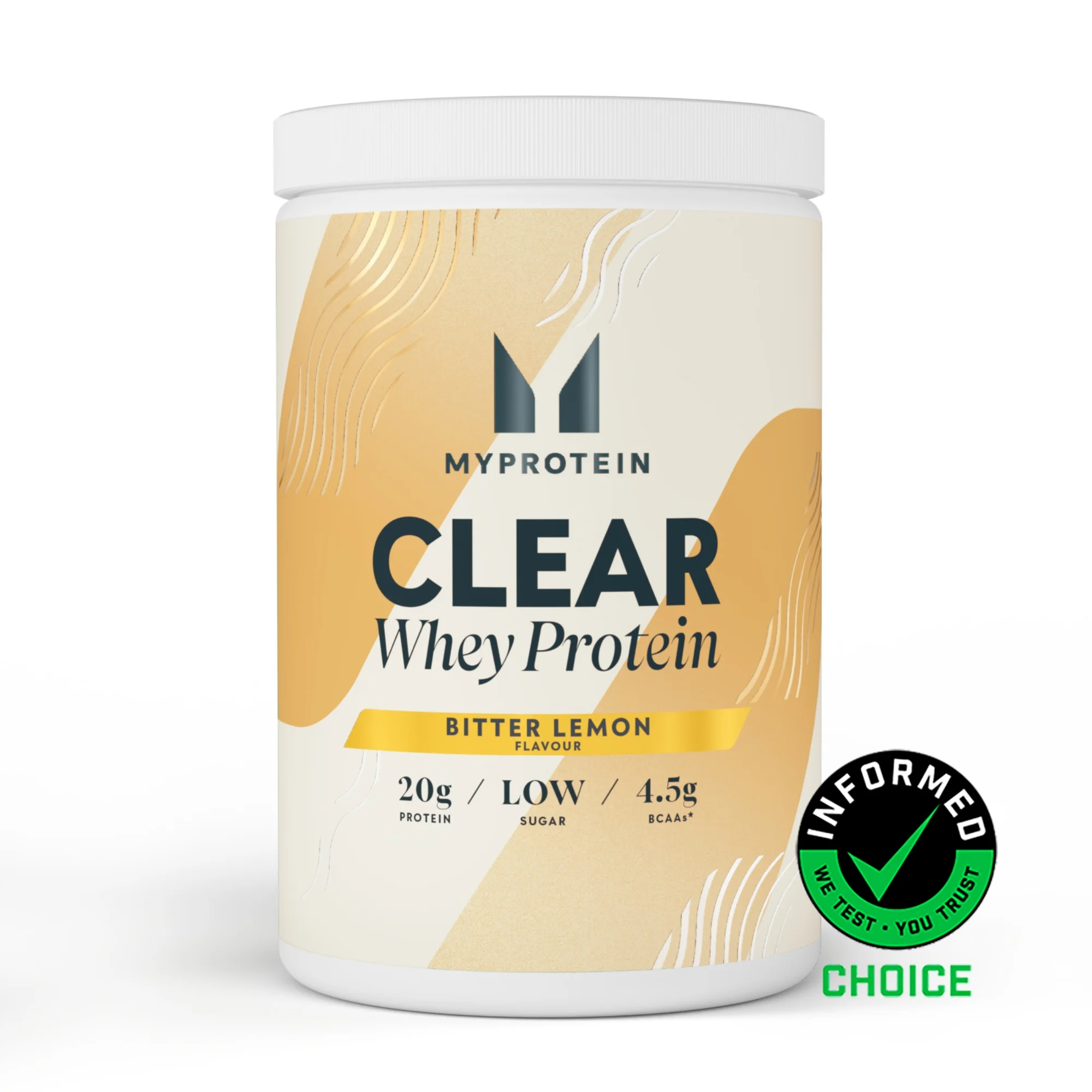 Clear Whey Protein - 500g - 20servings - Bitter Lemon Image 1