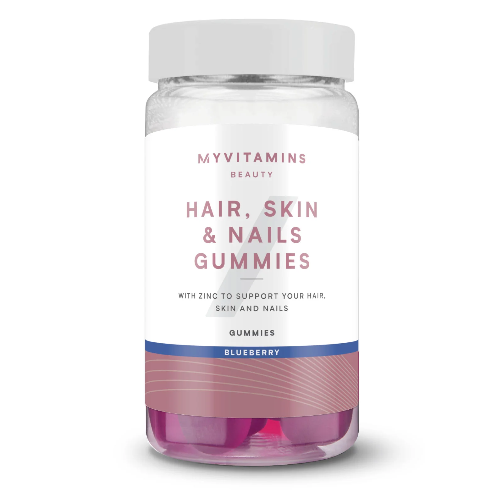 Hair, Skin & Nails Gummies - 60gummies - Blueberry Image 1