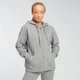 MP Women's Rest Day Zip Through Hoodie - Grey Marl