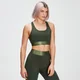 MP Women's Adapt Textured Sports Bra- Dark Green