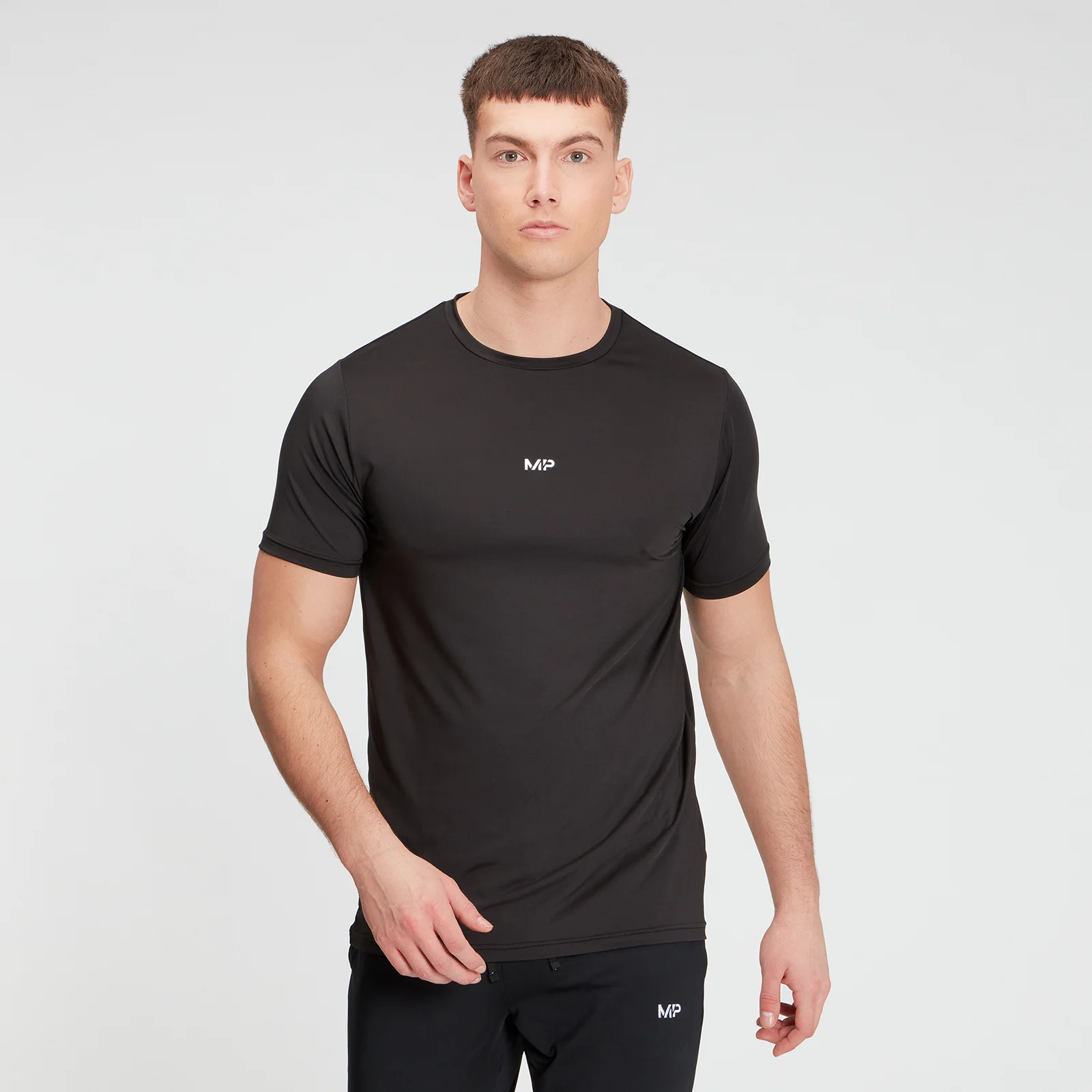 MP Men's Graphic Training Short Sleeve T-Shirt - Black - XXS Image 1