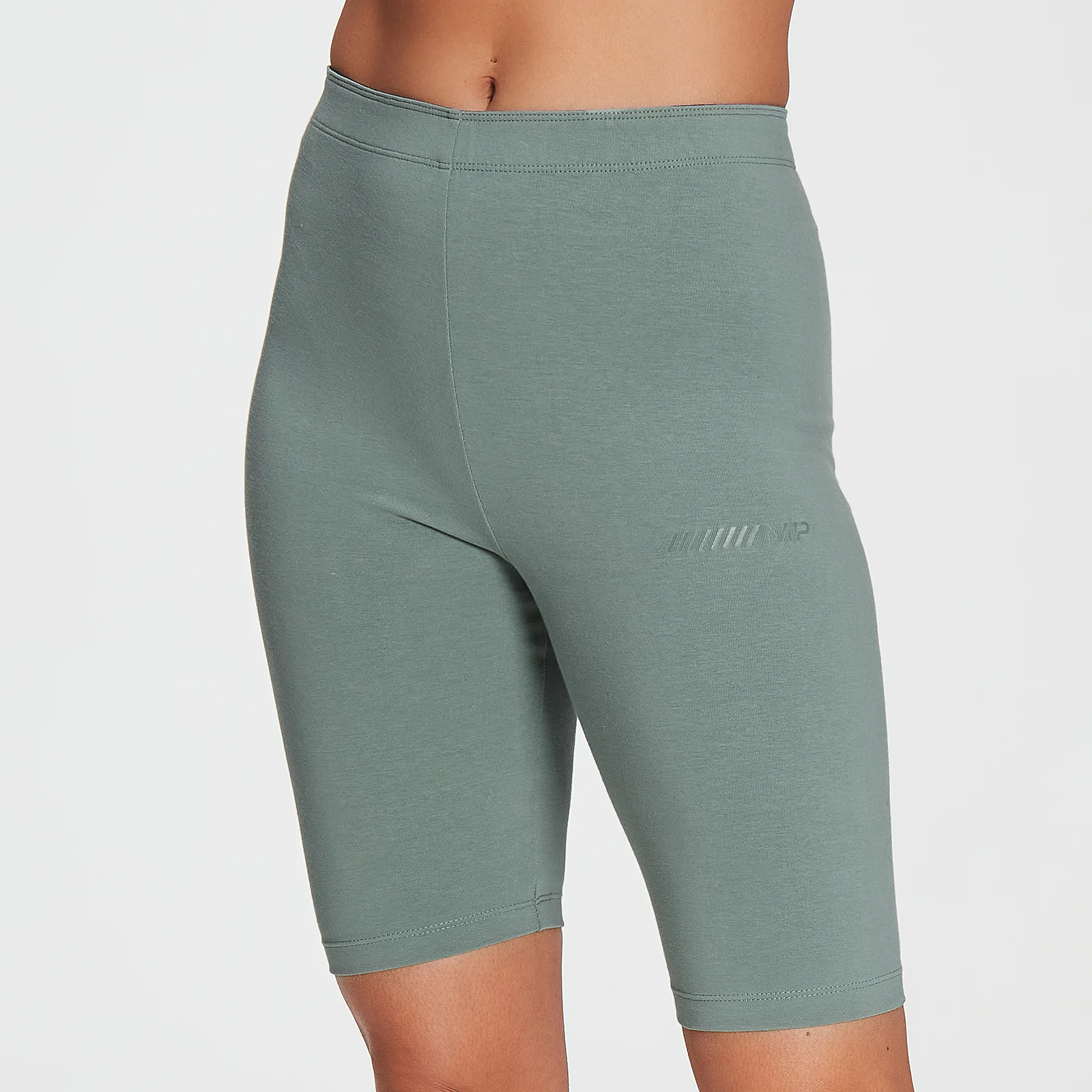MP Women's Tonal Graphic Cycling Shorts - Washed Green - XXS Image 1