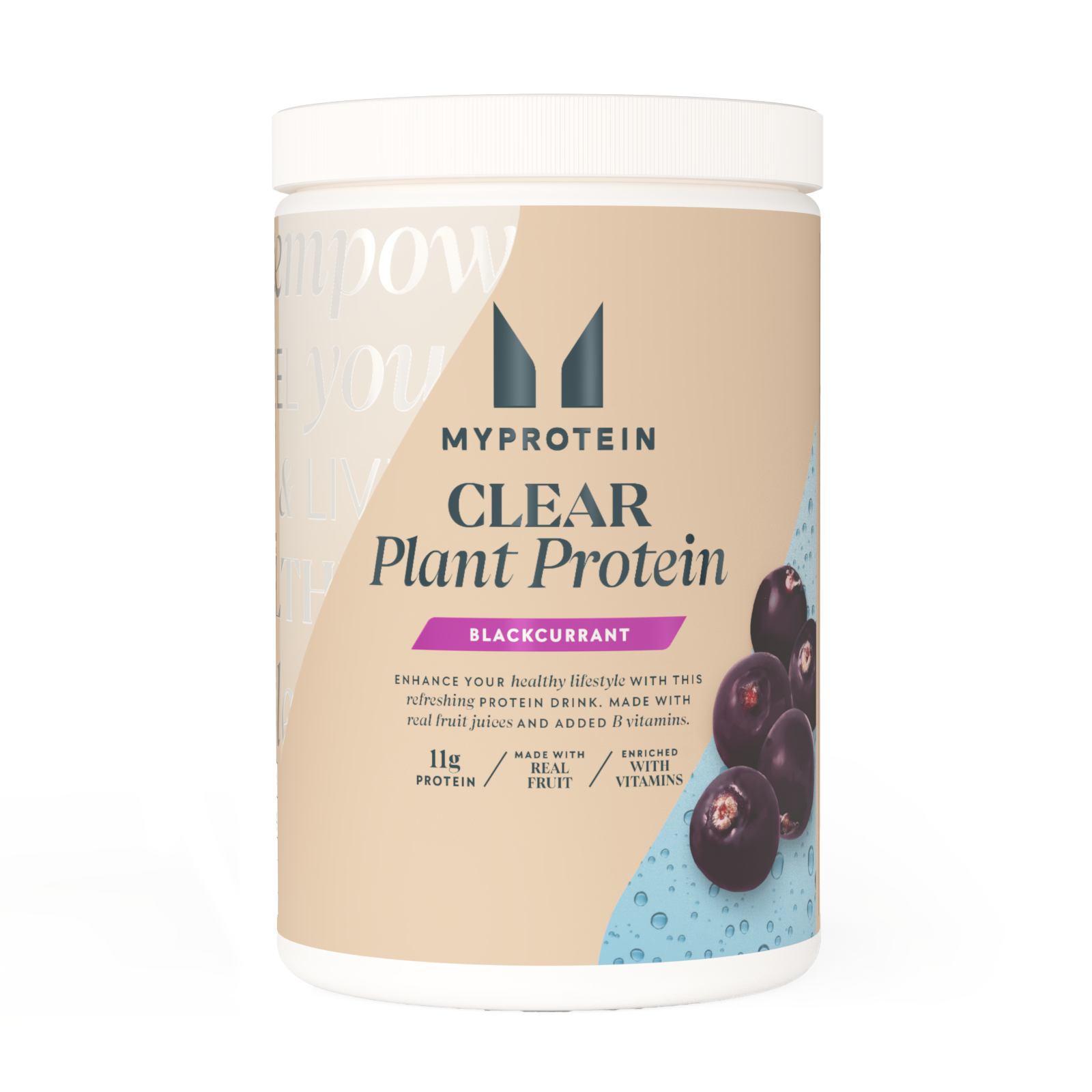 Clear Vegan Protein - 40servings - Blackcurrant Image 1
