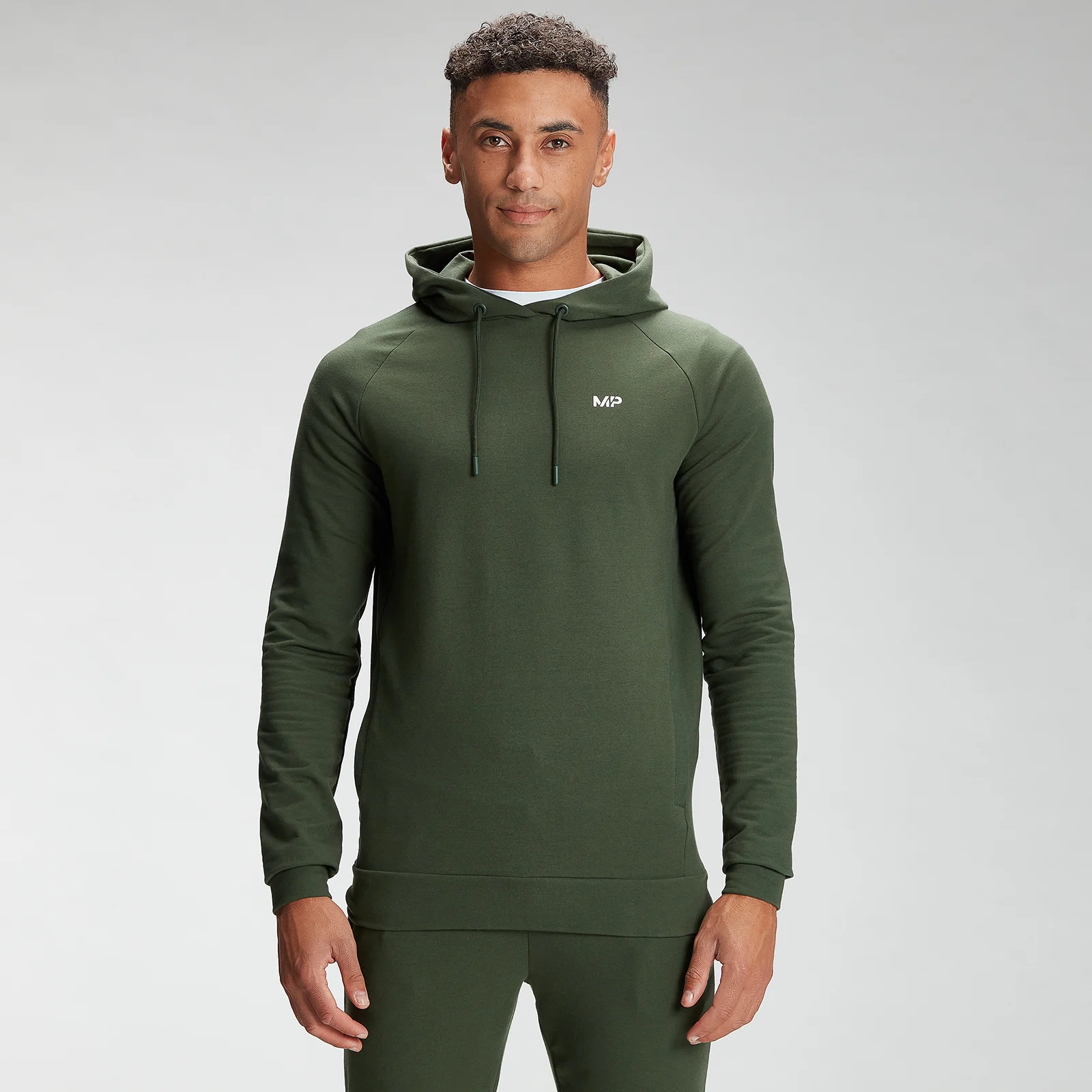 MP Men's Form Pullover Hoodie - Vine Leaf - XXS Image 1