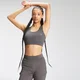 MP Women's Tempo Cross Back Repreve® Sports Bra - Carbon