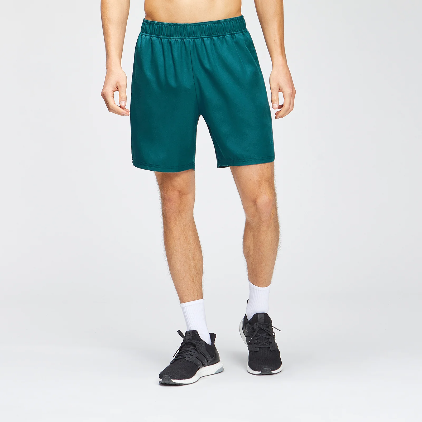 MP Men's Repeat Graphic Training Shorts - Deep Teal - XXS Image 1