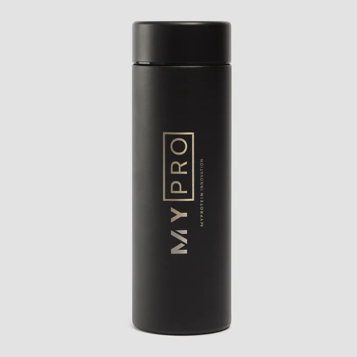 MYPRO Large Metal Water Bottle - Black - 750ml