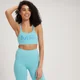 MP Women's Fade Graphic Sports Bra - Powder Blue