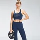 MP Women's Repeat Mark Graphic Training Sports Bra - Petrol blue