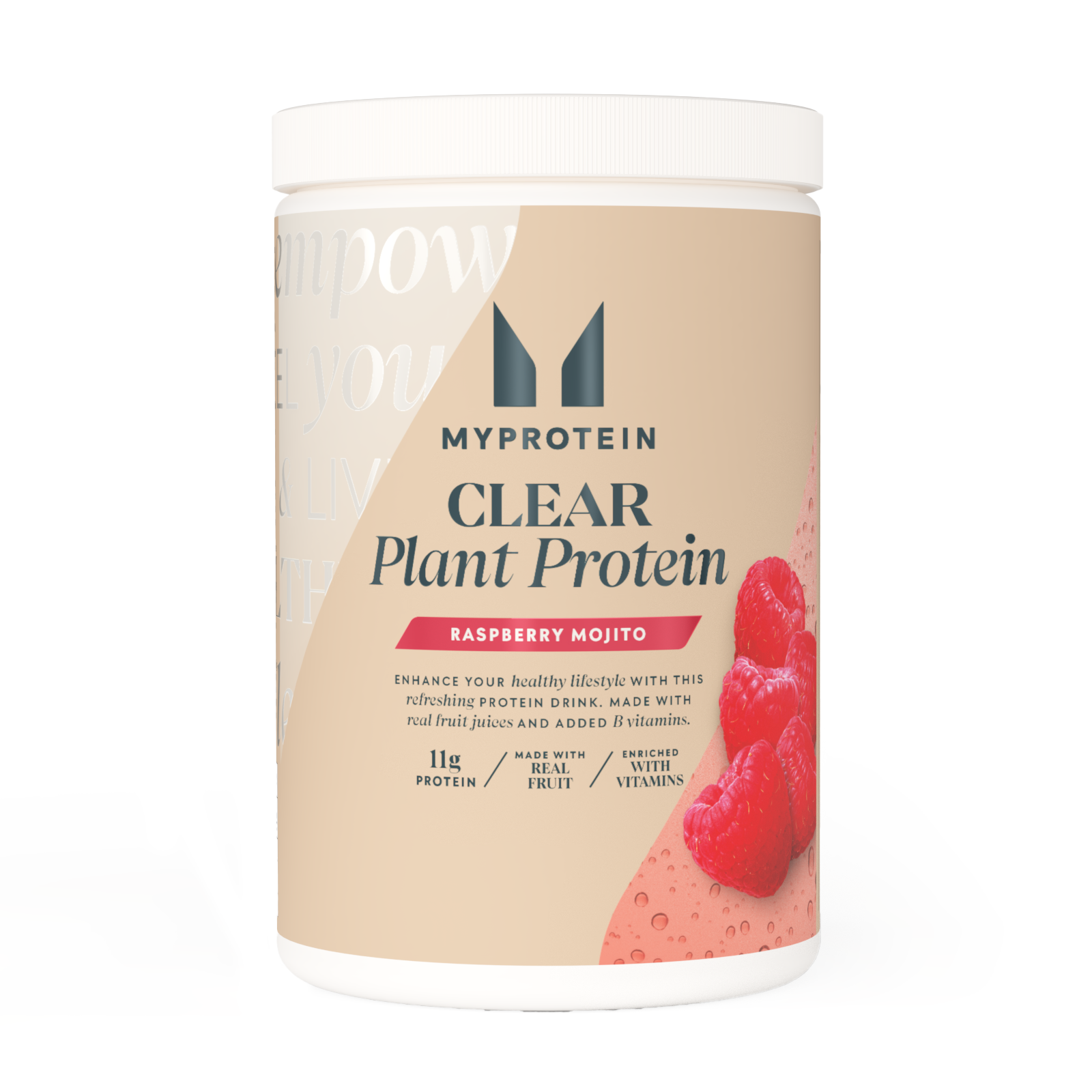 Clear Vegan Protein - 40servings - Raspberry Mojito Image 1