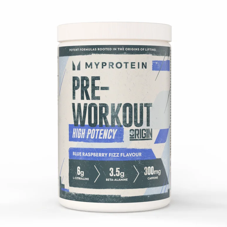 Origin Pre-Workout - 600G - 30servings - Blue Raspberry Fizz