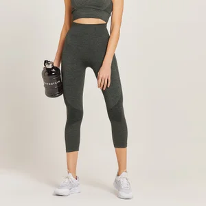 MP Women's Curve High Waisted 3/4 Leggings - Carbon Marl - Size XS