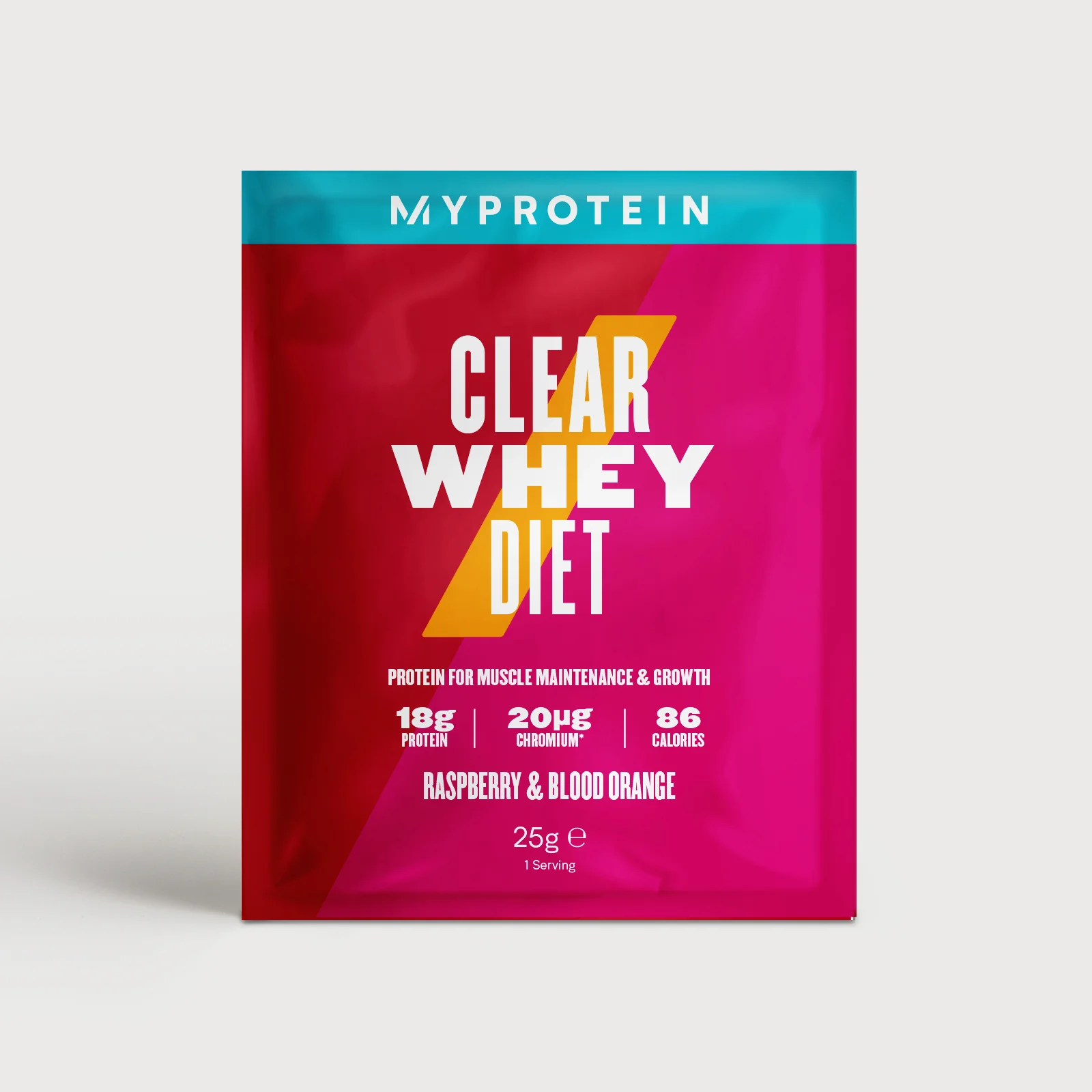 Clear Whey Diet (Sample) - 25g - Raspberry & Blood Orange Image 1