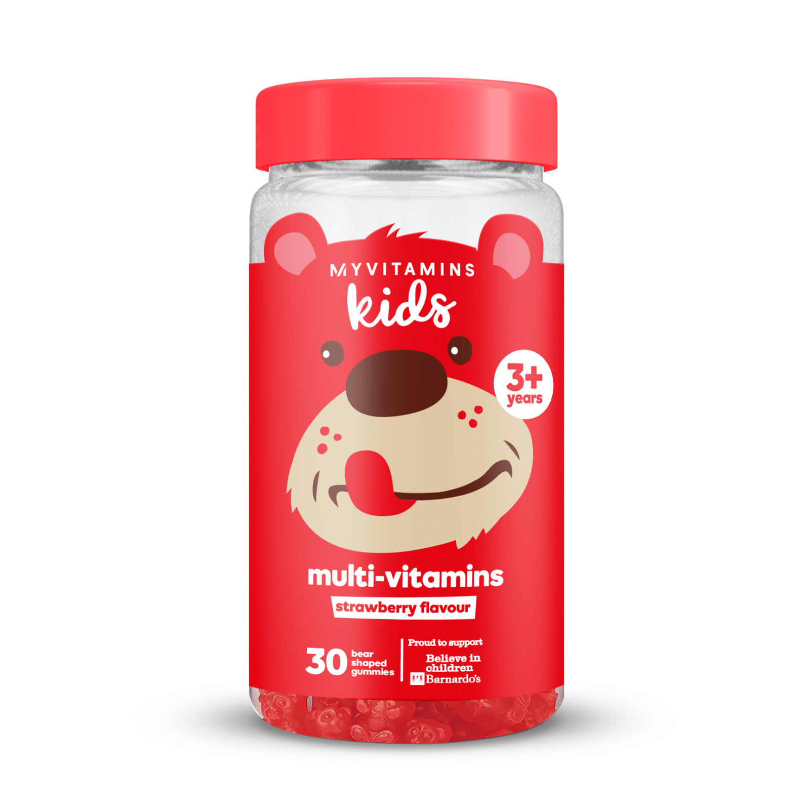 Kids Multivitamin Gummies - 30 - Strawberry Image 1