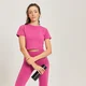 MP Women's Rest Day Body Fit Crop T-Shirt - Sangria