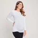 MP Women's Maternity Seamless Long Sleeve T-Shirt - White