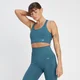MP Women's Tempo Ultra Seamless Sports Bra - Smoke Blue