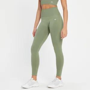 MP Women's Shape Seamless Leggings - Washed Jade - Size S