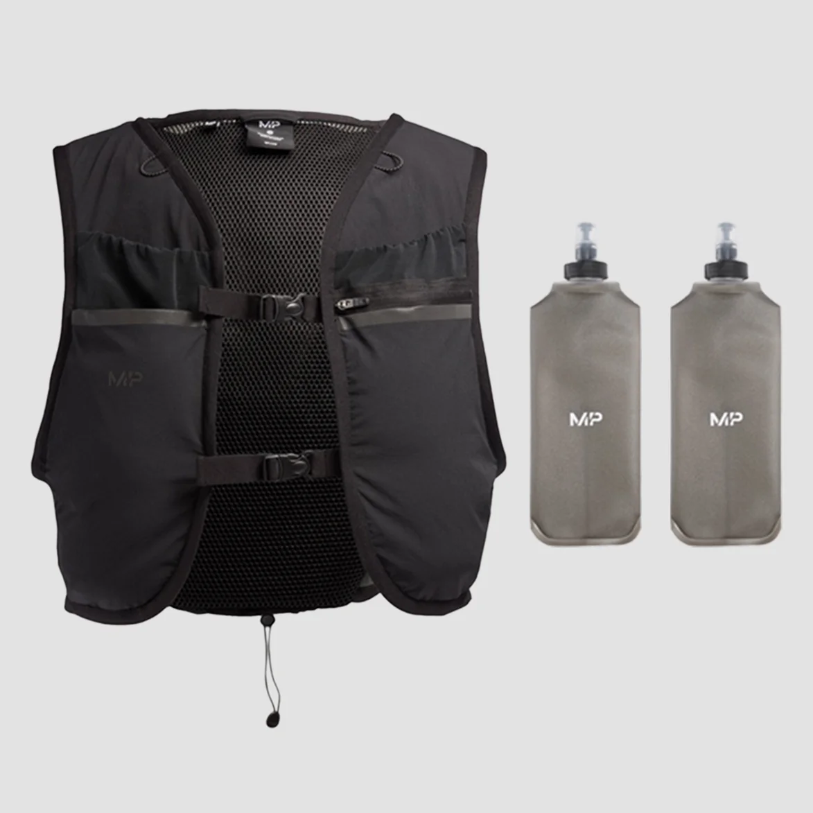 MP Velocity Ultra Hydration Vest & 2 Soft Running Bottles Bundle - S Image 1
