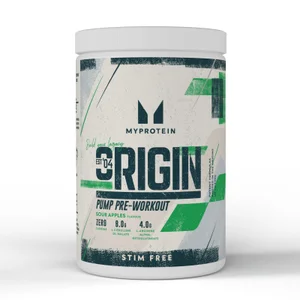 Origin Pre-Workout Stim-Free - Flavour Sour Apples