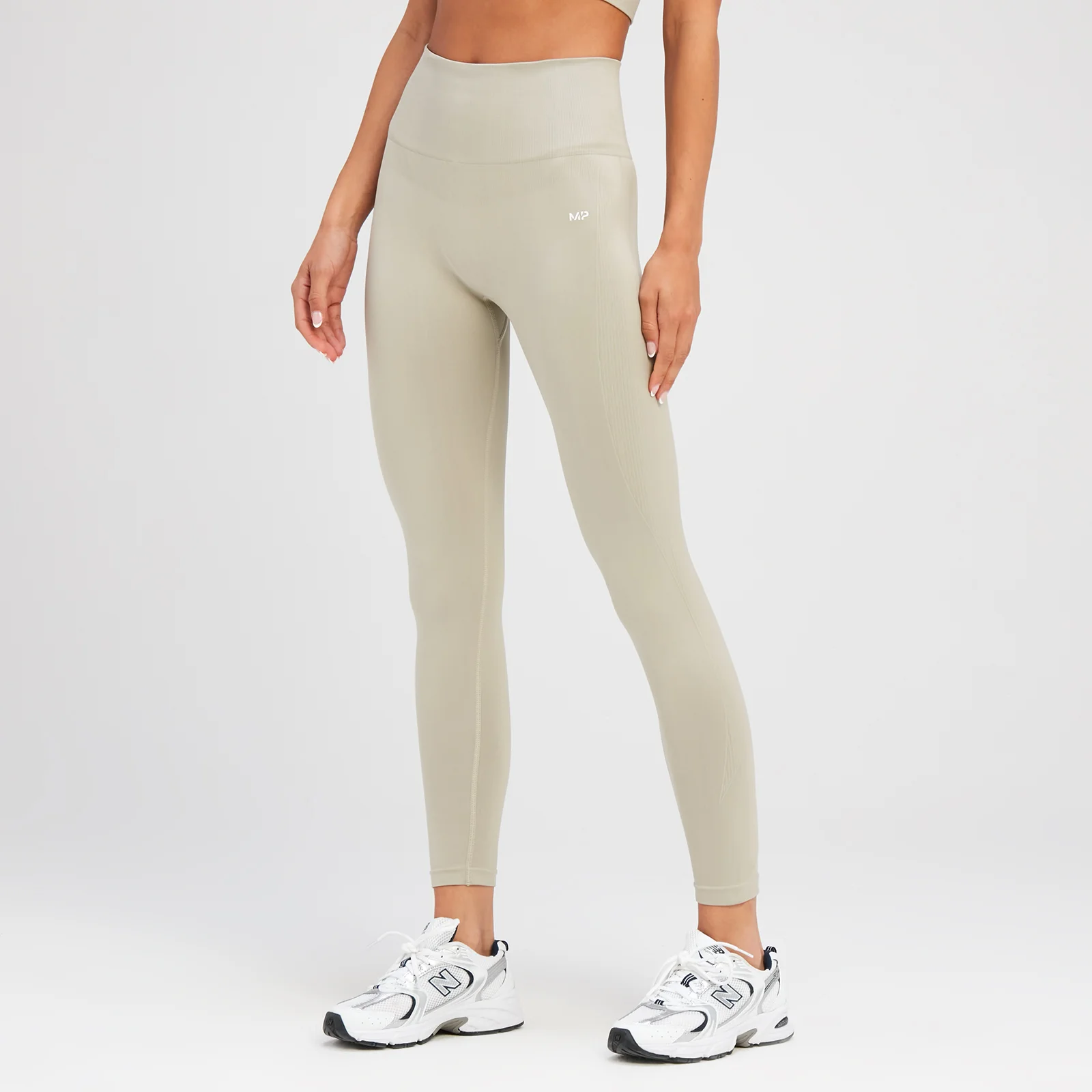 MP Women's Shape Seamless 7/8 Leggings - Soft Grey - XL Image 1