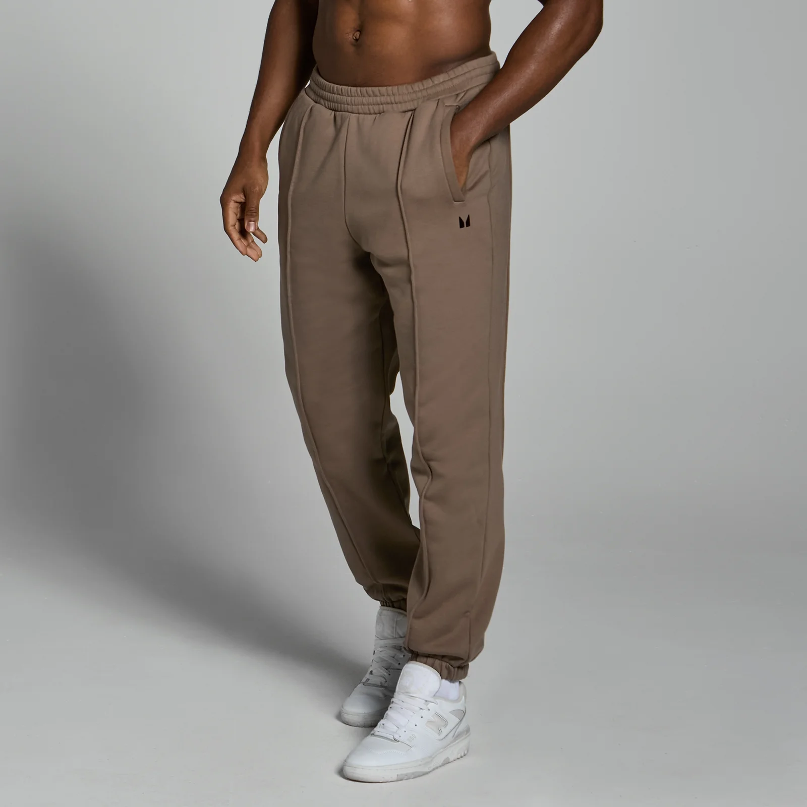 MP Men's Lifestyle Heavyweight Oversized Joggers - Soft Brown - XS Image 1