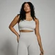 MP Women's Lifestyle Ribbed Bra - Light Grey