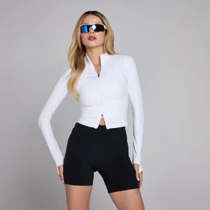 MP Women's Tempo Cropped Jacket - White - Size S