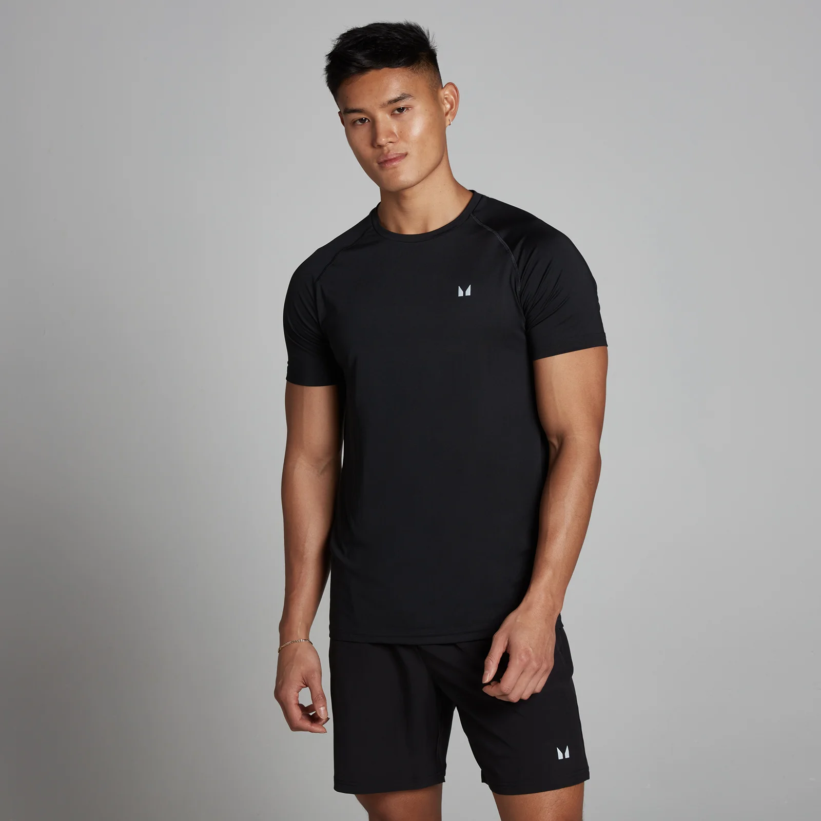 MP Men's Training Short Sleeve T-Shirt - Black - XS Image 1
