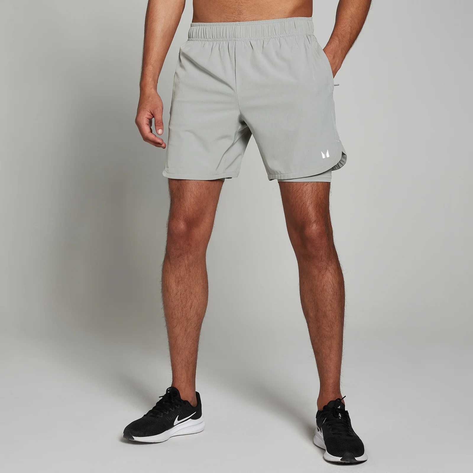MP Men's 2-in-1 7" Training Shorts - Storm - XS Image 1
