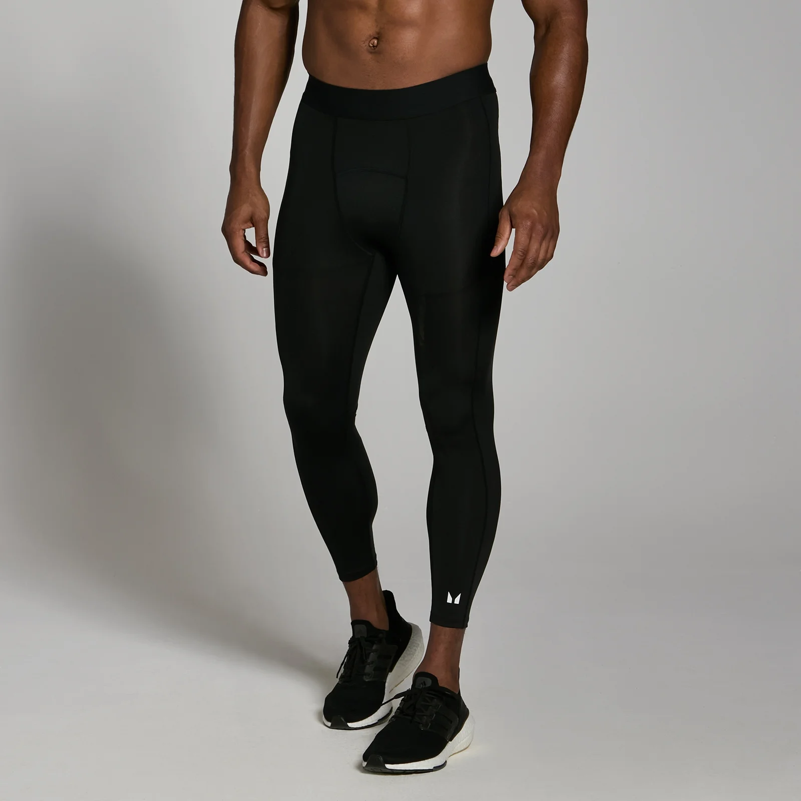 MP Men's Training Base Layer 3/4 Leggings - Black - S Image 1