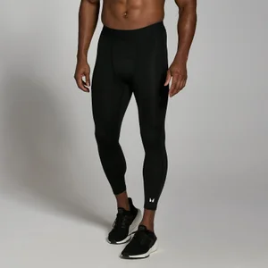 MP Men's Training Base Layer 3/4 Leggings - Black - Size S