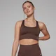 MP Women's Shape Seamless Sports Bra - Walnut